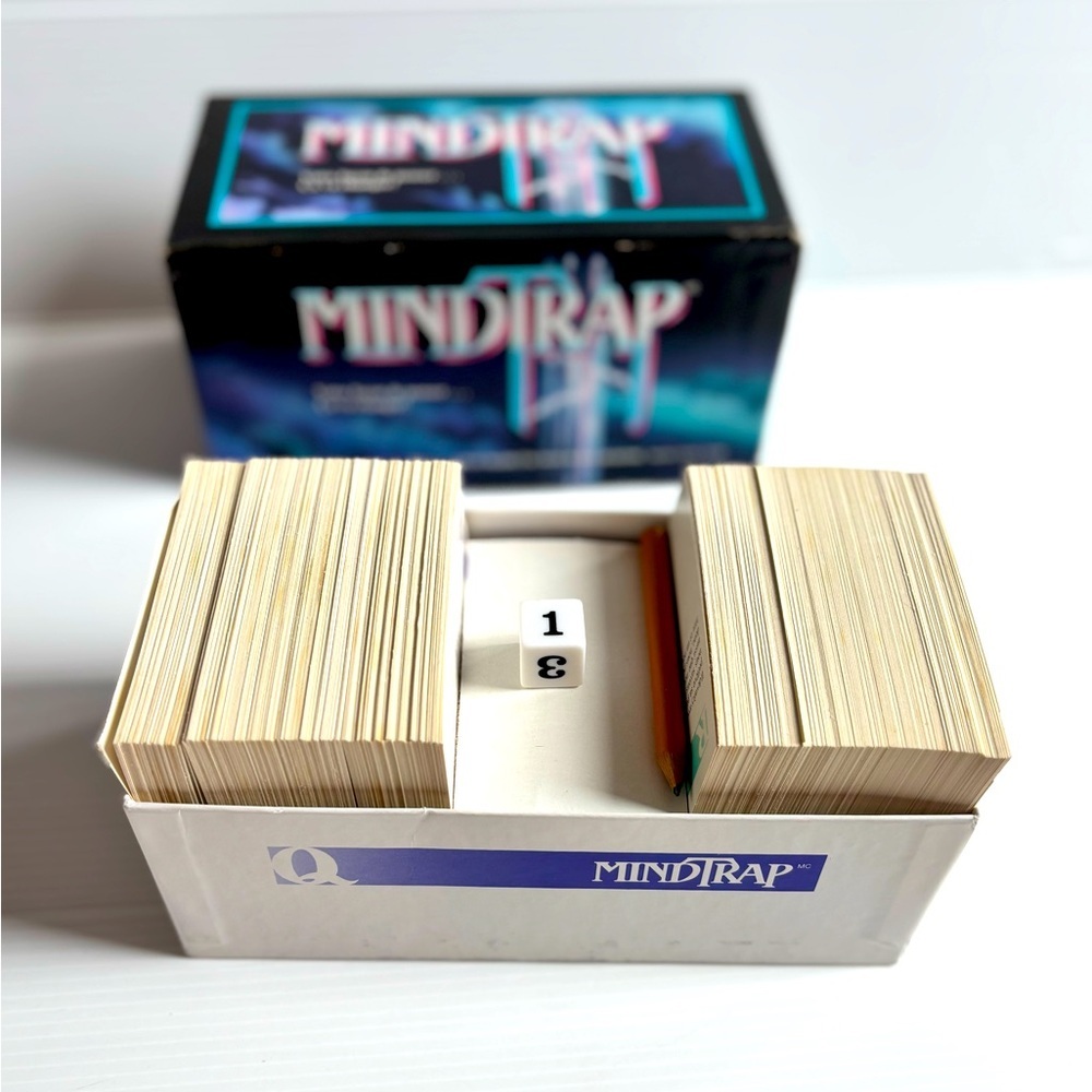MindTrap Édition Originale 1991 Vintage Card Game